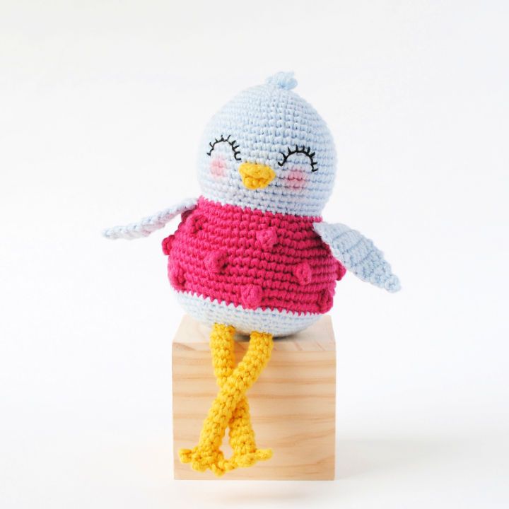 Crocheted Sweet Bird Free Pattern