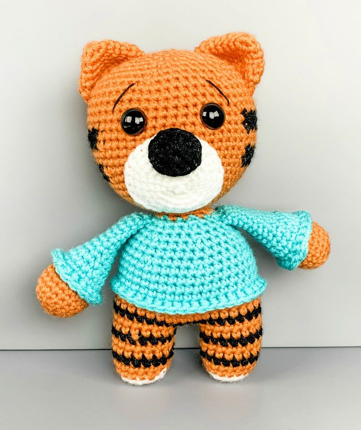 Crocheted Tiger Amigurumi - Free Pattern