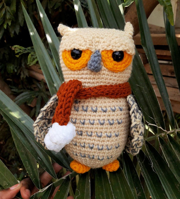 Free Owl Crochet Pattern - DIY Fluffies Owl keychain Amigurumi