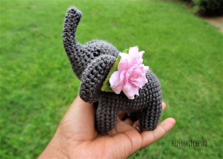 Cute Crochet Elephant Amigurumi Pattern