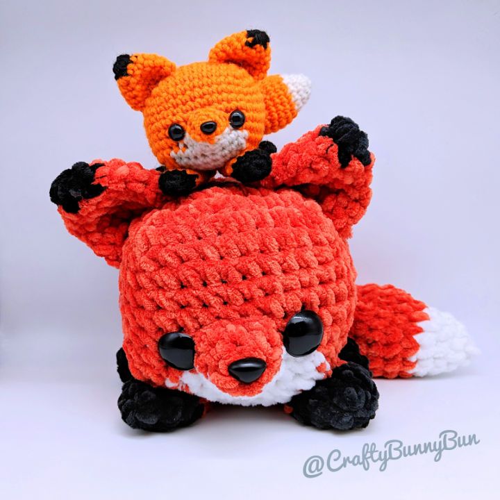 Cute Crochet Cube Foxy Fox Amigurumi Pattern