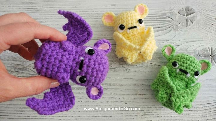 Cute Crochet Pocket Bat Pattern