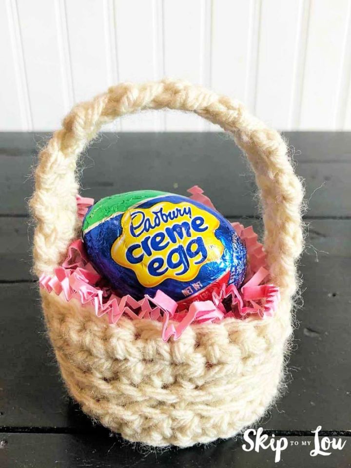 Quick and Easy Crochet Mini Basket Pattern