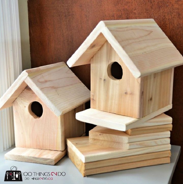 Basic DIY Wooden Birdhouse Design