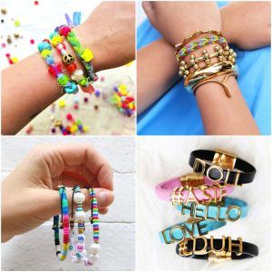 easy DIY bracelets: cute bracelet ideas to make - bracelet making ideas