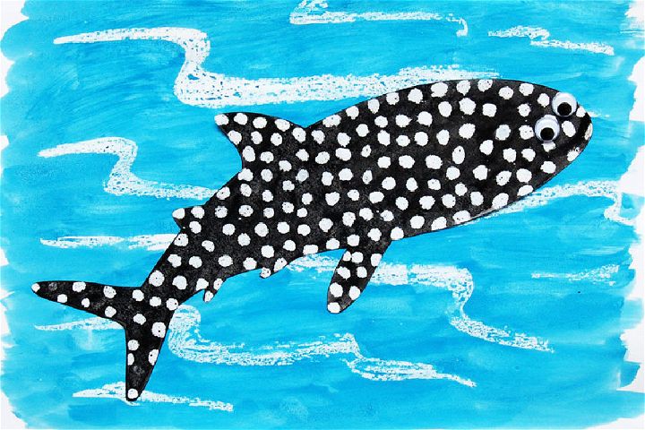 DIY Crayon Resist Whale Shark