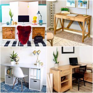 25 homemade DIY desk ideas to build