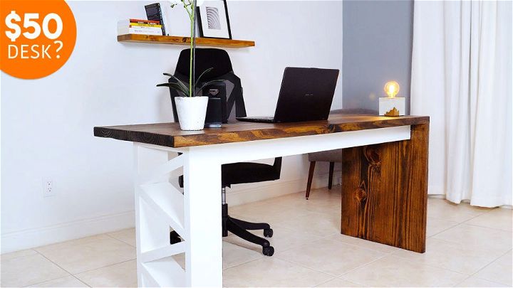 Cheap DIY Desk at Home