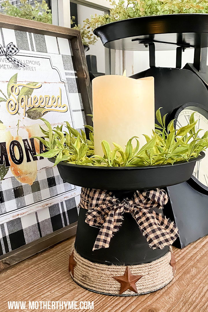 Make Your Own Dollar Tree Candle Holder