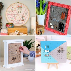 30 DIY earring holder ideas to make and display earrings