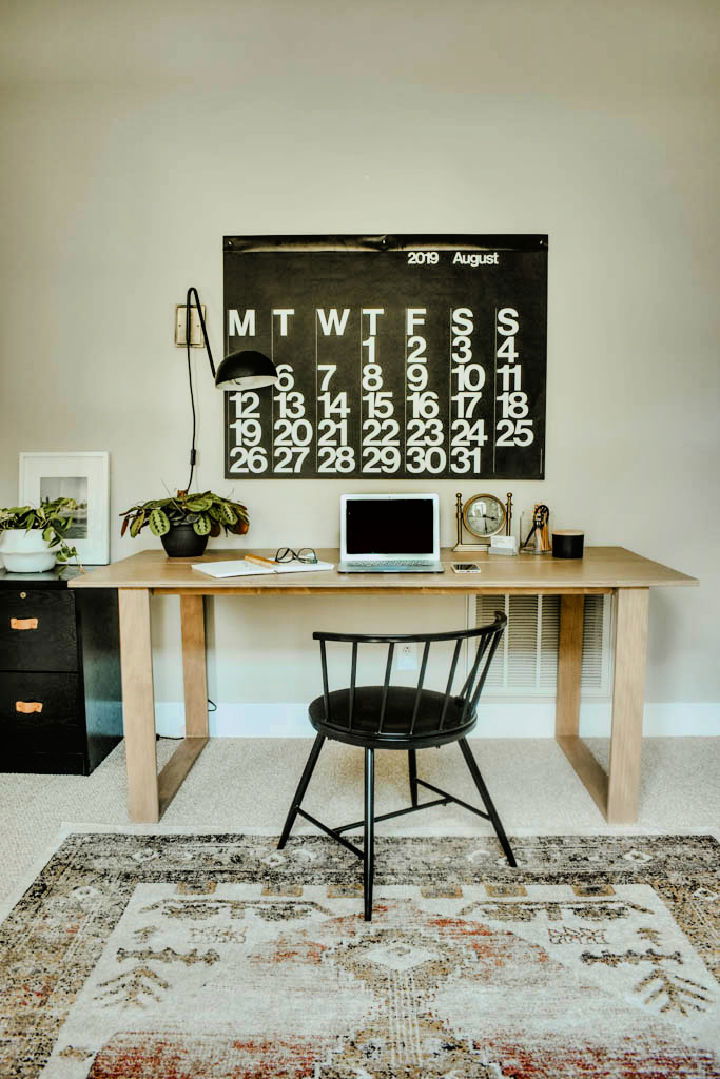 Modern Homemade Wooden Desk