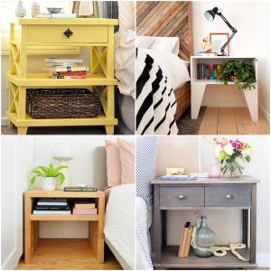 diy nightstand ideas and plans {diy bedside table}