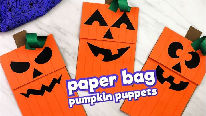 DIY Paper Bag Pumpkin
