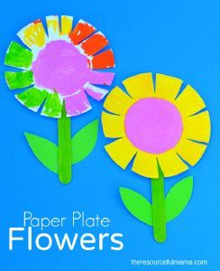 25 Easy Flower Crafts for Kids: Flower Art and Craft Ideas