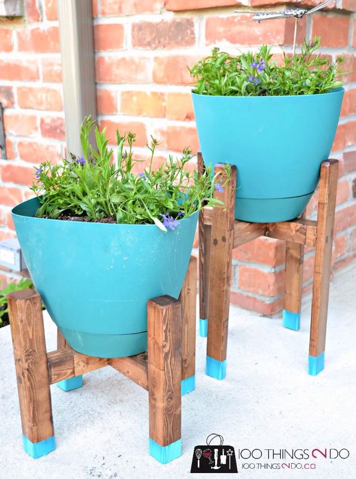 West Elm Inspired Plant Stands