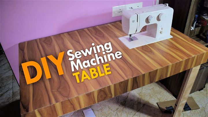 Making Sewing Machine Table Using Plywood
