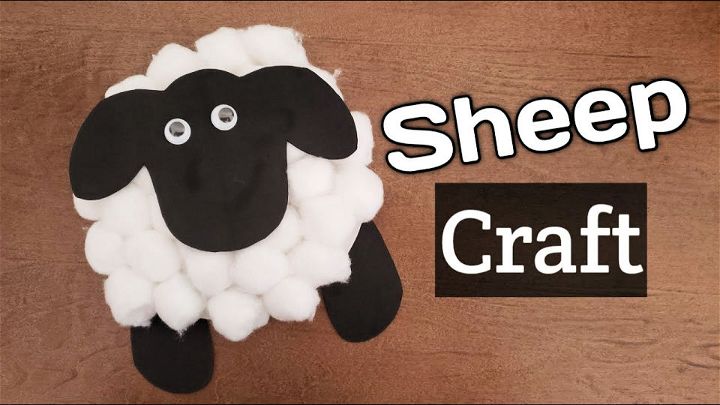 Sheep Craft Using Paper Plate