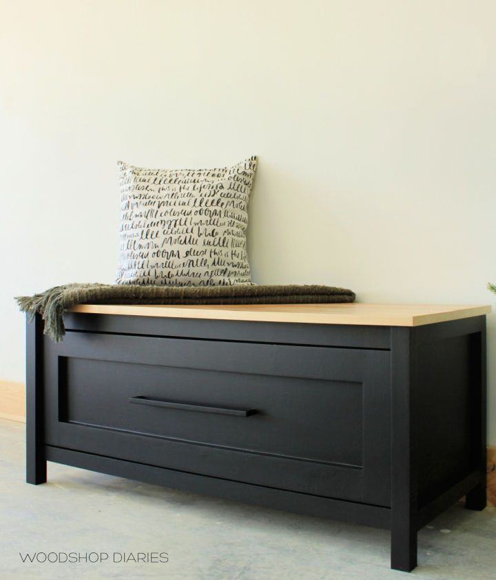 Handmade Storage Bench With Drawer