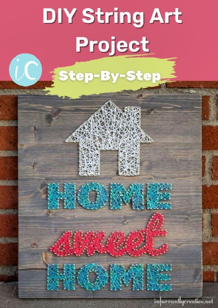 DIY String Art Project Step By Step