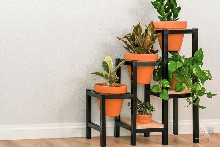 Beautiful Tiered Metal Plant Stand