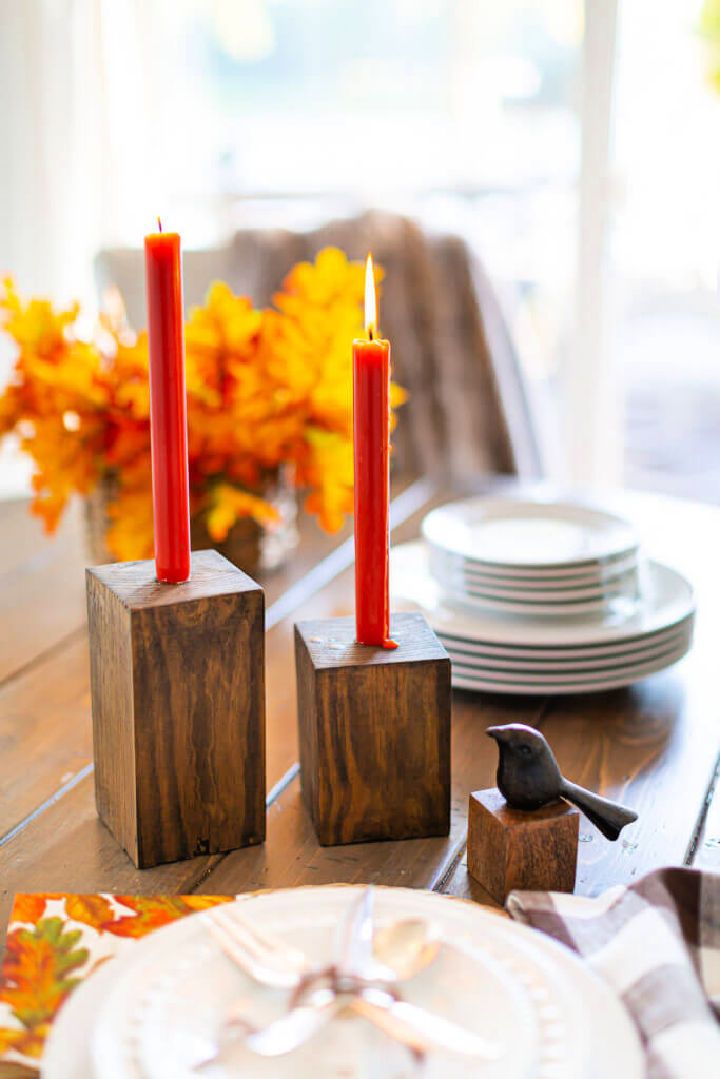 Build a Wooden Candle Holder