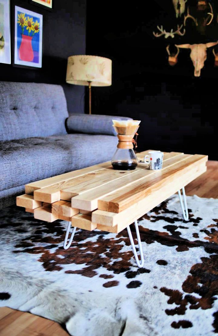 Free Wooden Coffee Table Plan