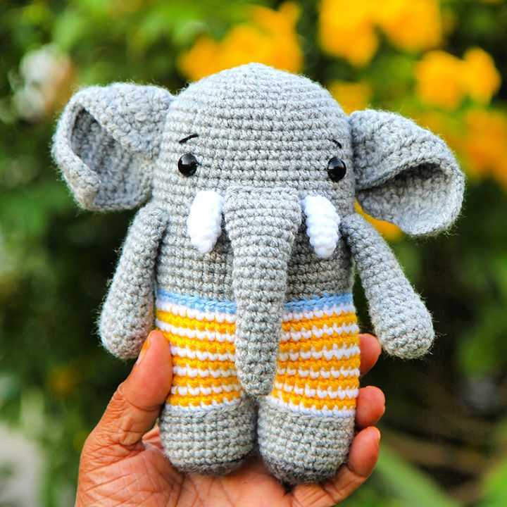Easiest Elzo Elephant to Crochet
