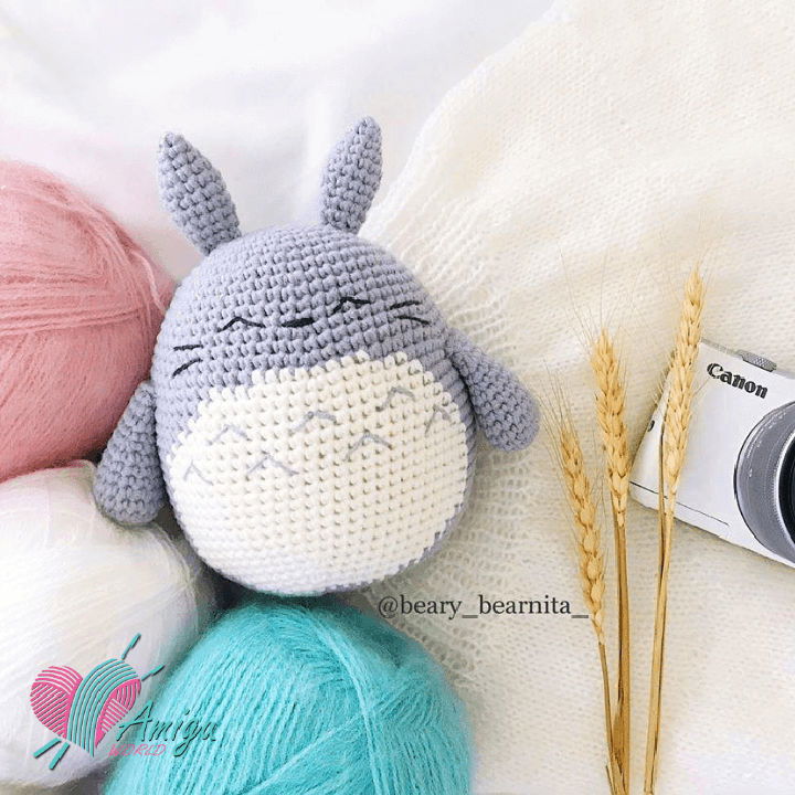 Easy Chubby Totoro Crochet Pattern