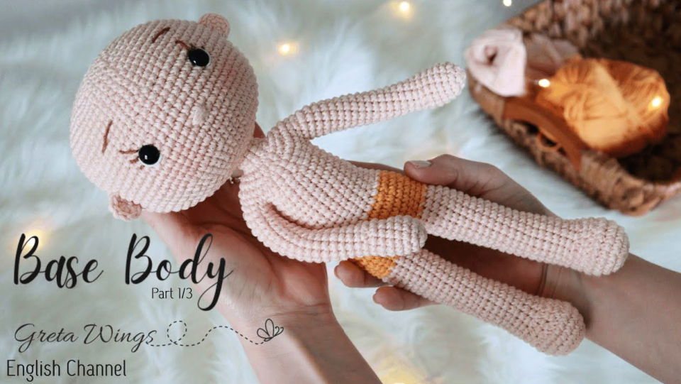 Easy Crochet Amigurumi Base Body Person Tutorial