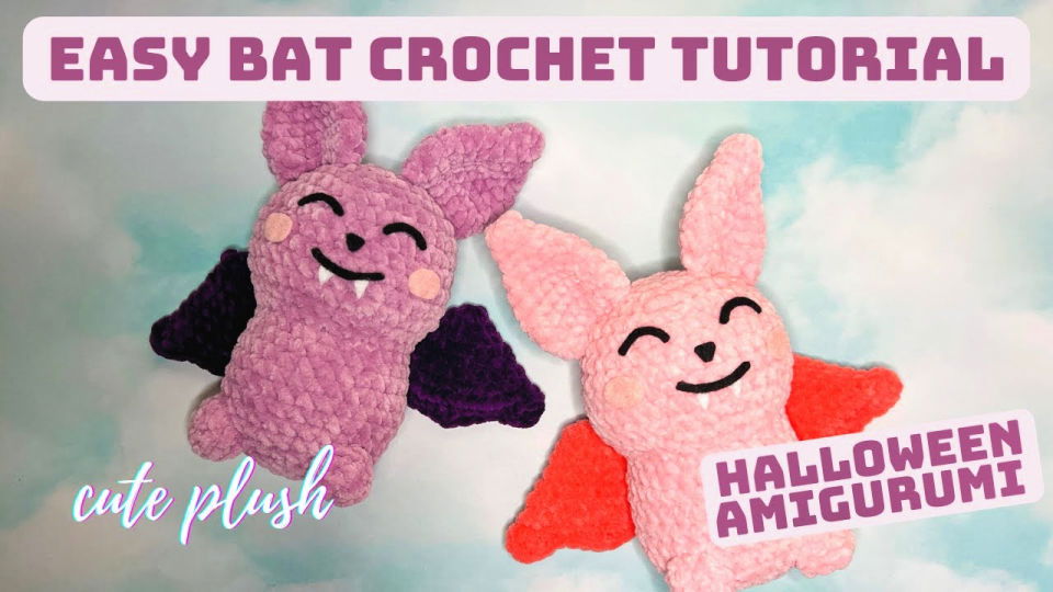 Easy Crochet Bat Plush Tutorial