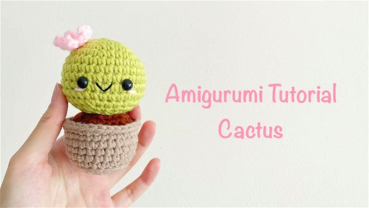 Easy Crochet Cactus Amigurumi Tutorial