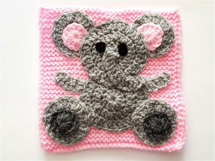Easy Crochet Elephant Applique Tutorial