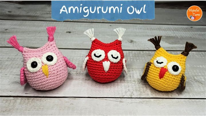 Easy Crochet Owl Amigurumi Tutorial