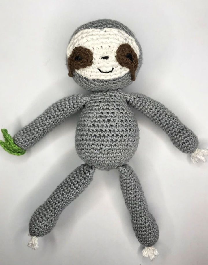 Easy Crochet Sloth Amigurumi Pattern