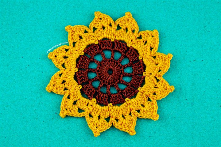 Easy Crochet Sunflower Pattern