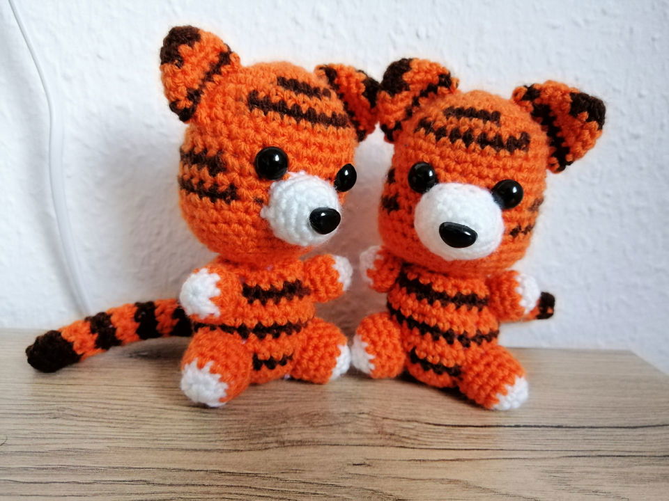 Easy Crochet Tora the Tiger Pattern