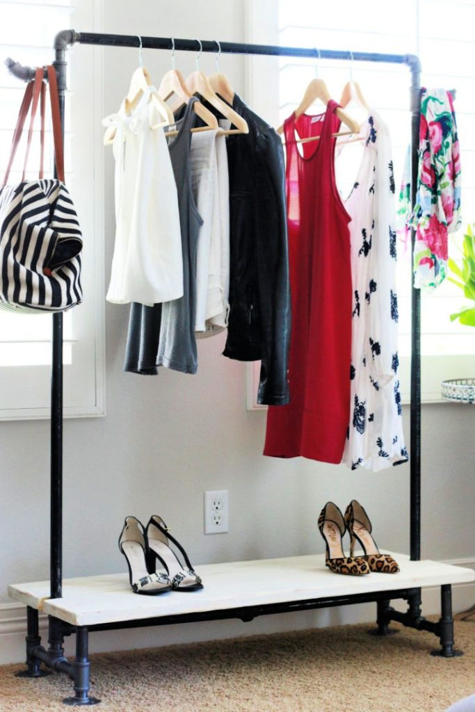 30 Homemade DIY Clothes Rack Ideas to Make