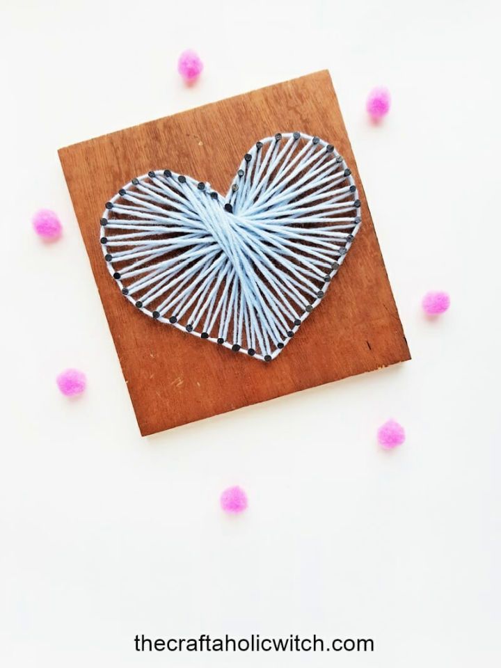 Easy DIY Heart String Art for Beginners