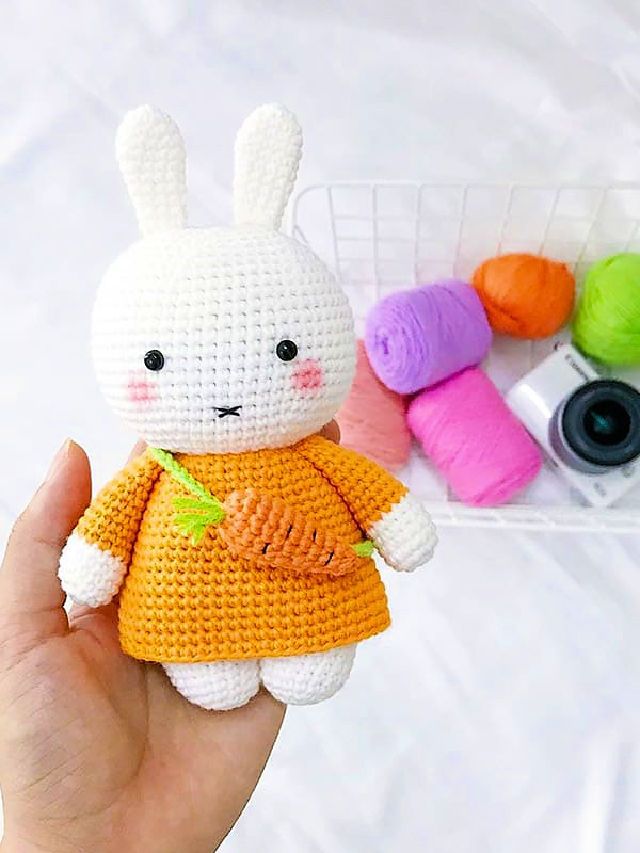 Easy Miffy Bunny Amigurumi Crochet Pattern