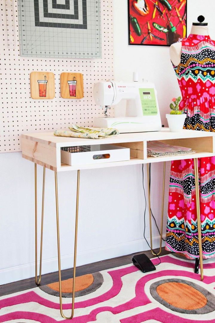 Easy Sewing Desk Plan for Beginners