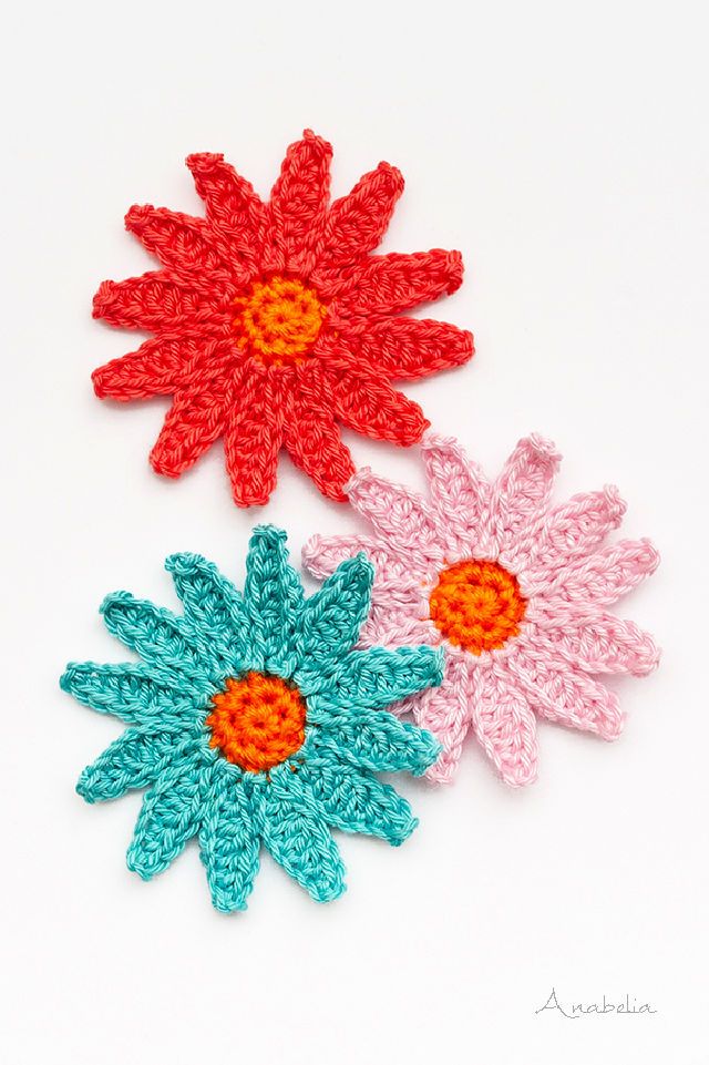 Fastest Crochet Daisy Flowers Necklace Pattern