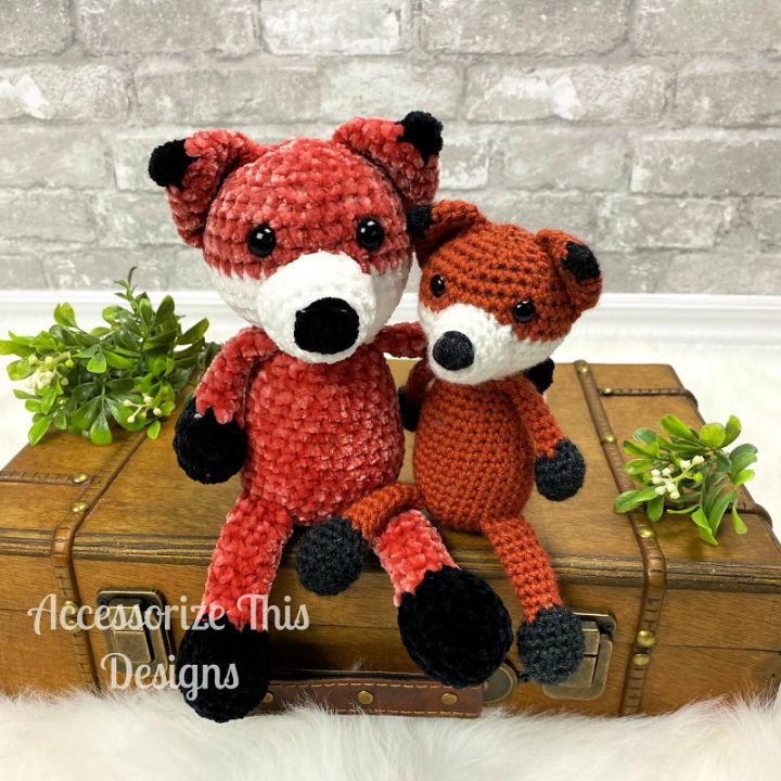 Flip Flop Fox Crochet Pattern