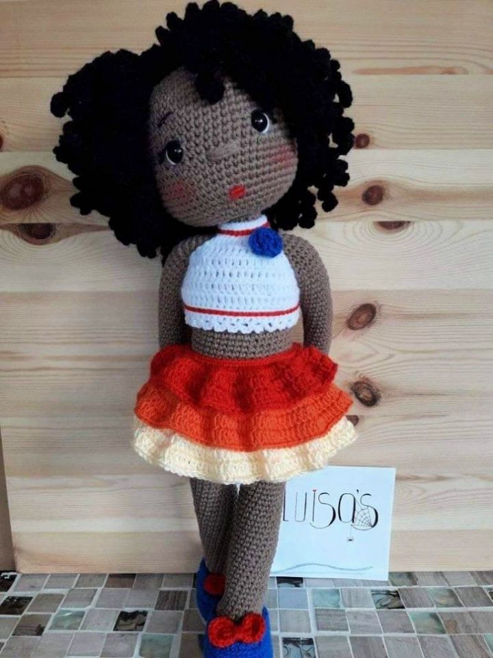 Free Crochet African American Doll Pattern