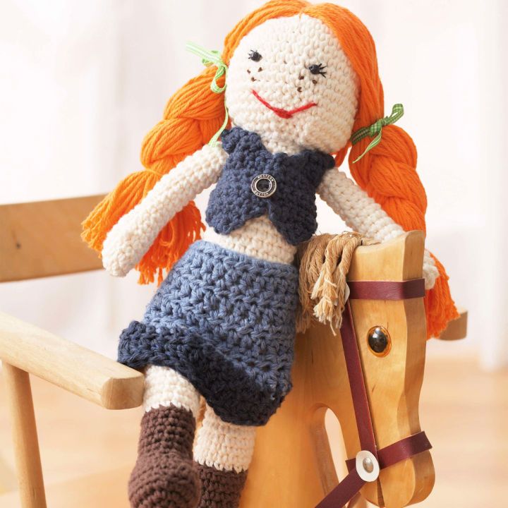 Free Crochet Denim Doll Pattern to Print