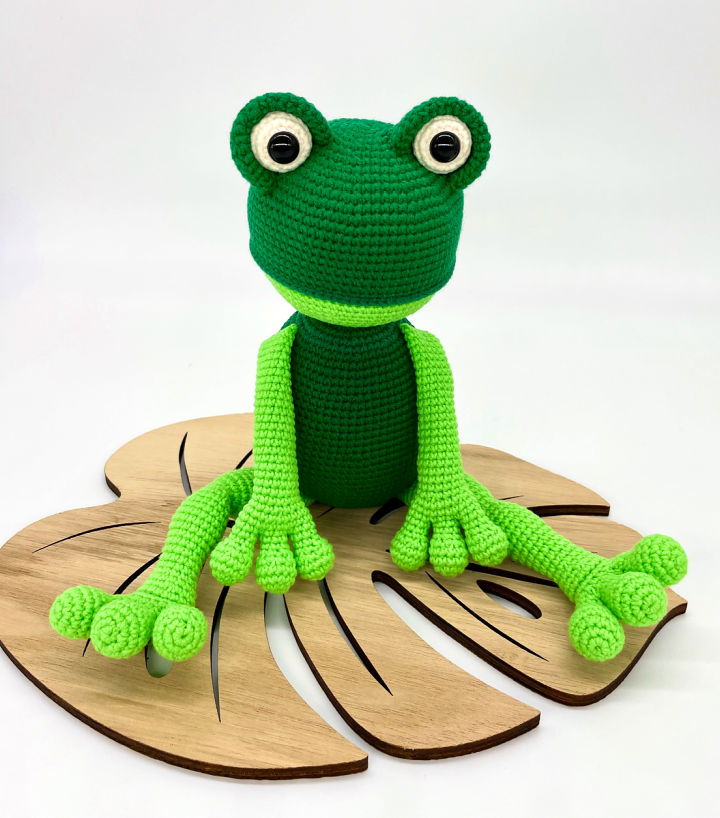 Free Crochet Frederick the Frog Pattern