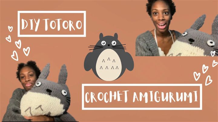 Free Crochet Giant Totoro Pillow Pattern