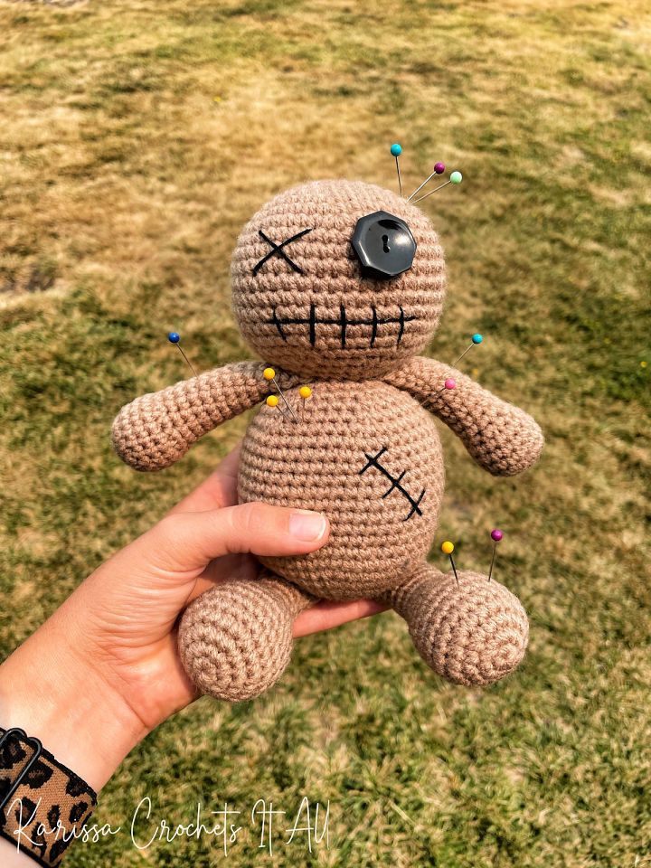 Free Crochet Haunted Voodoo Doll Pattern in English