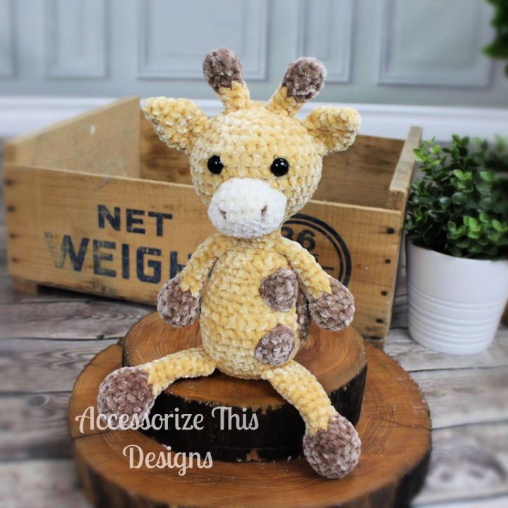 Free Crochet Pattern for Flip Flop Giraffe