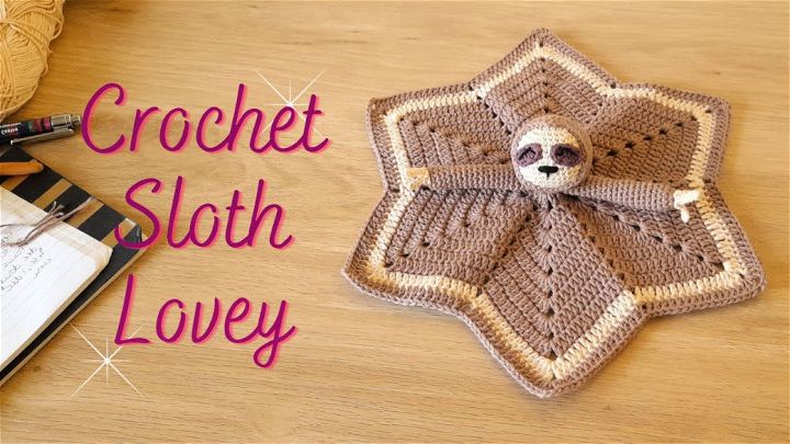 Free Crochet Pattern for Sloth Lovey