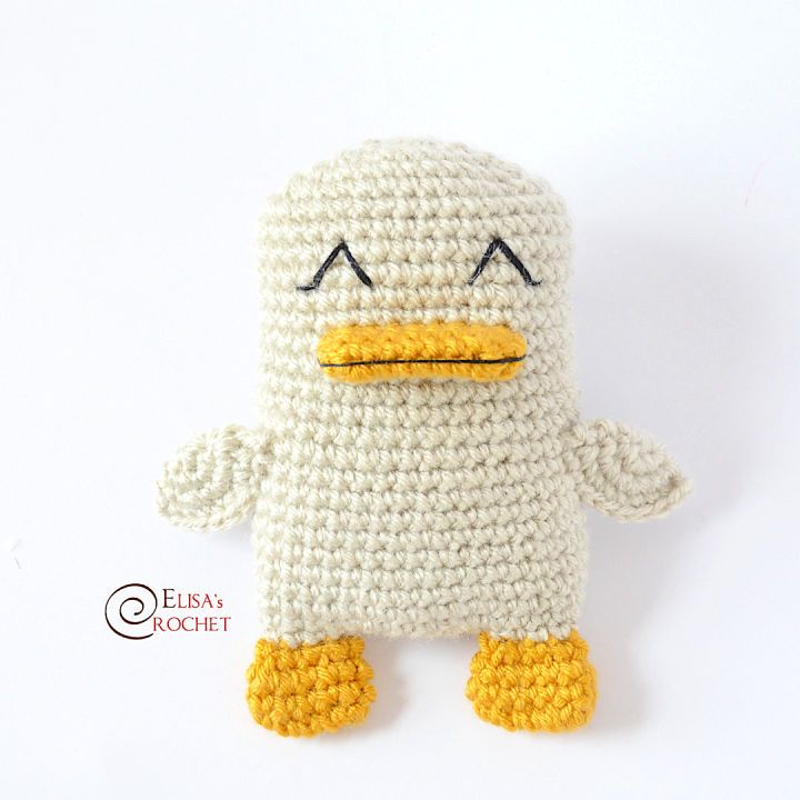 Free Crochet Pattern for Squeak the Duck
